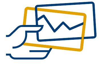 Hand holding graphs, symbolizing financial analysis, in Proactive Accounting Services Ltd logo.